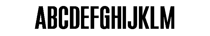 Reklame Medium Font UPPERCASE