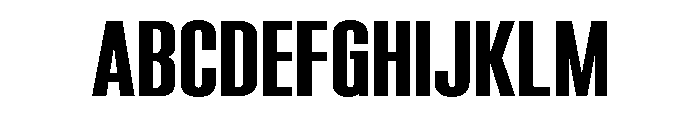 Reklame SemiBold Font UPPERCASE