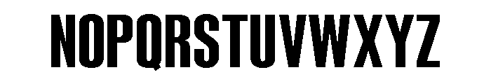 Reklame SemiBold Font UPPERCASE