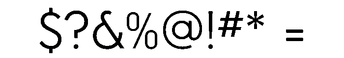 Relish Book Font OTHER CHARS