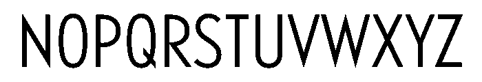 Relish CondensedBook Font UPPERCASE