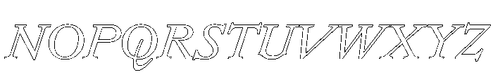 Remix A Italic Webfont Font UPPERCASE