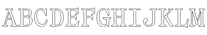 Remix A Mono Regular Webfont Font UPPERCASE
