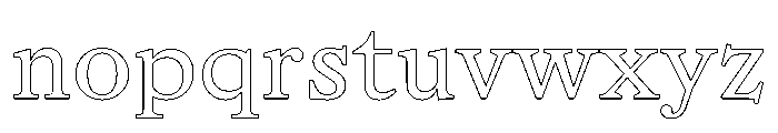 Remix A Regular Webfont Font LOWERCASE