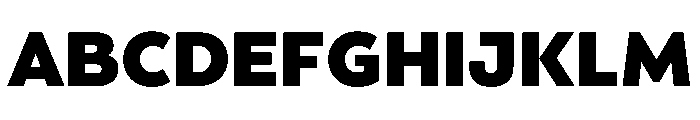 Remo Black Font UPPERCASE