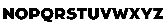Remo Black Font UPPERCASE