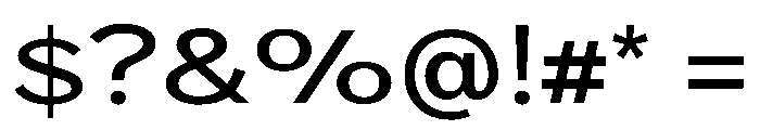 RenaGrotesk Extended Font OTHER CHARS