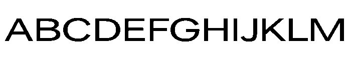 RenaGrotesk Extended Font UPPERCASE