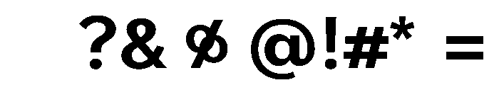 RenaGrotesk Medium Font OTHER CHARS