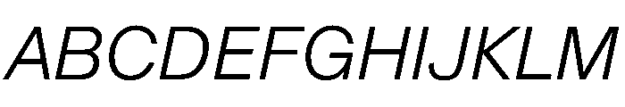 Renens2021 LightItalic Font UPPERCASE