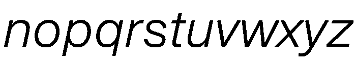 Renens2021 LightItalic Font LOWERCASE