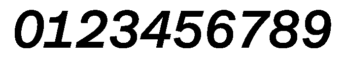 Renens2021 MediumItalic Font OTHER CHARS