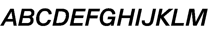 Renens2021 MediumItalic Font UPPERCASE