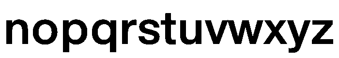 Renens2021 Medium Font LOWERCASE