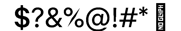 ReplaceSans0.011S Medium Font OTHER CHARS