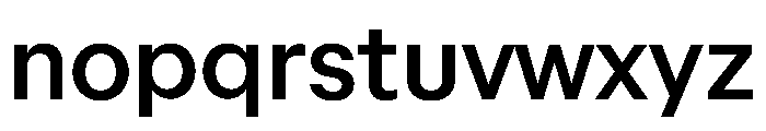 ReplaceSans0.011S Medium Font LOWERCASE