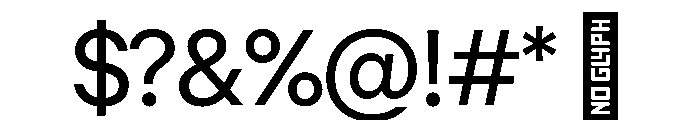 ReplaceSans0.012L Regular Font OTHER CHARS