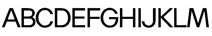 ReplaceSans0.012L Regular Font UPPERCASE