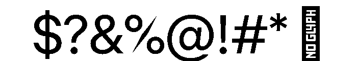 ReplaceSans0.012M Regular Font OTHER CHARS