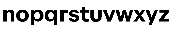 ReplaceSans0.012S Bold Font LOWERCASE