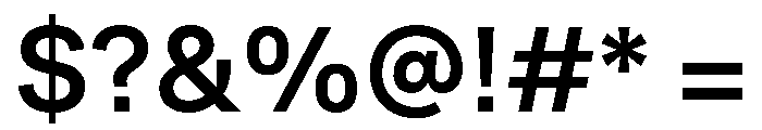 Reply Medium Font OTHER CHARS