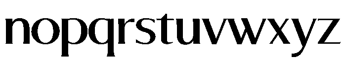 ReservoirPlaque GlyphicBold Font LOWERCASE