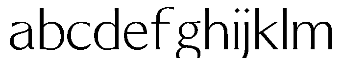 ReservoirPlaque GlyphicLight FONT