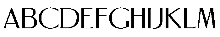 ReservoirPlaque GlyphicRegular Font UPPERCASE