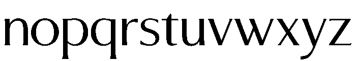 ReservoirPlaque GlyphicRegular Font LOWERCASE