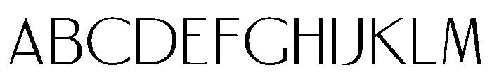 ReservoirPlaque SansLight Font UPPERCASE