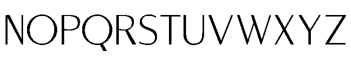 ReservoirPlaque SansLight Font UPPERCASE