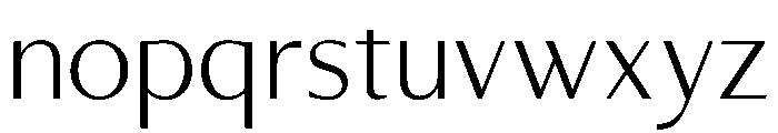 ReservoirPlaque SansLight Font LOWERCASE