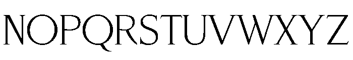 ReservoirPlaque SerifLight Font UPPERCASE