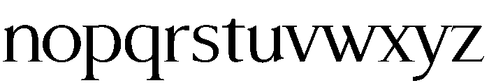 ReservoirPlaque SerifRegular Font LOWERCASE