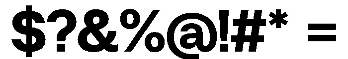 ResidenzGrotesk Bold Instance Font OTHER CHARS