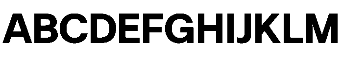 ResidenzGrotesk Bold Instance Font UPPERCASE