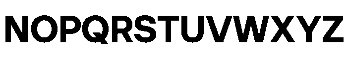 ResidenzGrotesk Bold Instance Font UPPERCASE