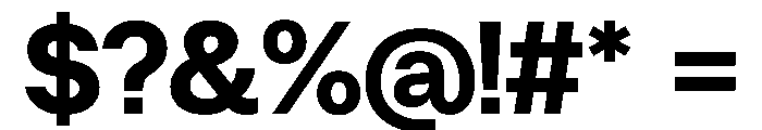ResidenzGrotesk Bold Font OTHER CHARS