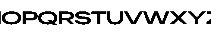 ResidenzGrotesk BoldExtended Instance Font UPPERCASE