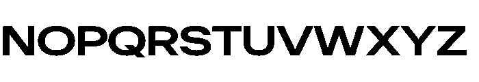 ResidenzGrotesk BoldExtraWide Instance Font UPPERCASE