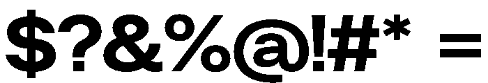 ResidenzGrotesk BoldWide Instance Font OTHER CHARS