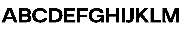 ResidenzGrotesk BoldWide Instance Font UPPERCASE