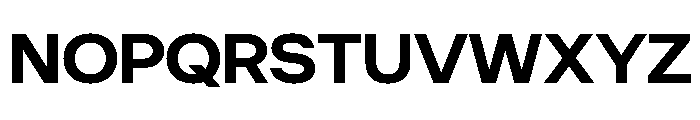 ResidenzGrotesk BoldWide Instance Font UPPERCASE