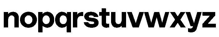 ResidenzGrotesk Bold Font LOWERCASE