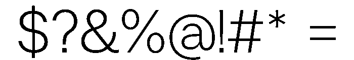 ResidenzGrotesk Light Font OTHER CHARS