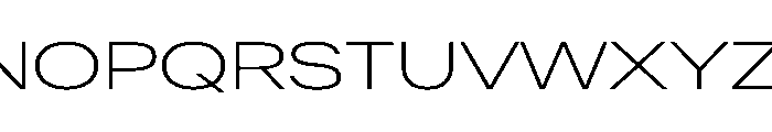 ResidenzGrotesk LightExtended Instance Font UPPERCASE