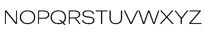 ResidenzGrotesk LightExtraWide Instance Font UPPERCASE