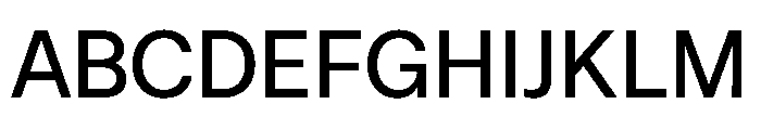 ResidenzGrotesk Medium Instance Font UPPERCASE