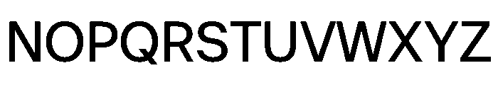 ResidenzGrotesk Medium Font UPPERCASE