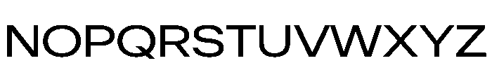 ResidenzGrotesk MediumExtraWide Instance Font UPPERCASE